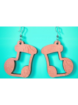 Σετ των 3 Intra απο ξύλο plywood 3mm-4mm πάχος Χριστουγεννιάτικα Σκουλαρίκια | Λέιζερ Δίασταση 3x3 cm INTRAFABR-75101666