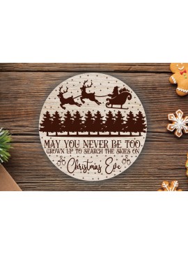 Σετ των 2 Intra απο ξύλο plywood 3mm-4mm πάχος πλάκας παραμονής Χριστουγέννων Δίασταση 15x15 cm INTRAFABR-90449719