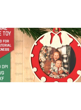 Σετ των 2 Intra απο ξύλο plywood 3mm-4mm πάχος Χριστουγεννιάτικο Δέντρο Παιχνιδιού Δίασταση 20x30 cm INTRAFABR-105065334