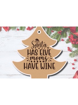 Σετ των 3 Intra απο ξύλο plywood 3mm-4mm πάχος Χριστουγεννιάτικο δώρο ετικέτας Δίασταση 5x10 cm INTRAFABR-41478733