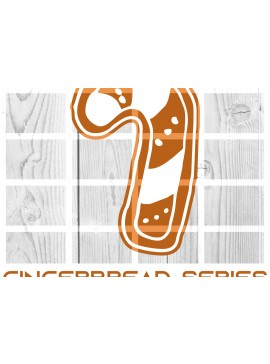 Intra απο ξύλο plywood 3mm-4mm πάχος Χριστουγεννιάτικο ζαχαροκάλαμο μελόψωμο Δίασταση 30x20 cm INTRAFABR-21444537
