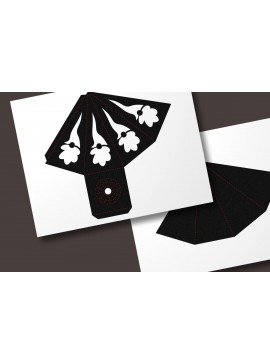 Σετ των 2 Intra απο ξύλο plywood 3mm-4mm πάχος Πρότυπο φαναριού Χριστουγέννων Gnome Δίασταση 15x15 cm INTRAFABR-41907234