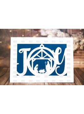 Σετ των 2 Intra απο ξύλο plywood 3mm-4mm πάχος Πρότυπο ευχετήριας κάρτας Χριστουγέννων Δίασταση 15x15 cm INTRAFABR-107962176