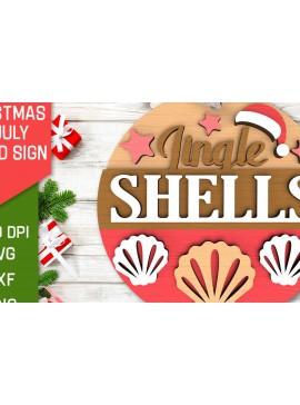 Σετ των 2 Intra απο ξύλο plywood 3mm-4mm πάχος Χριστούγεννα τον Ιούλιο Στρογγυλό σημάδι κοπής με λέιζερ Δίασταση 15x15 cm INTRAFABR-98897359