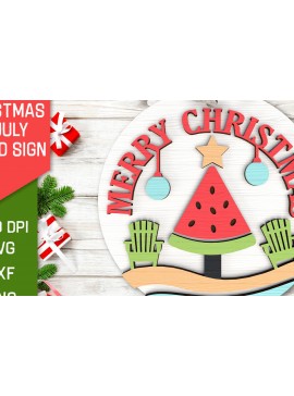 Σετ των 2 Intra απο ξύλο plywood 3mm-4mm πάχος Χριστούγεννα τον Ιούλιο Στρογγυλό σημάδι κοπής με λέιζερ Δίασταση 15x15 cm INTRAFABR-98896740