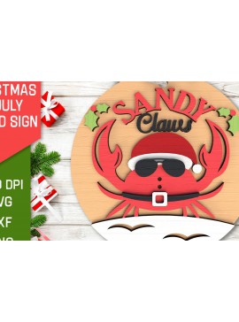 Σετ των 2 Intra απο ξύλο plywood 3mm-4mm πάχος Χριστούγεννα τον Ιούλιο Στρογγυλό σημάδι κοπής με λέιζερ Δίασταση 15x15 cm INTRAFABR-98896605