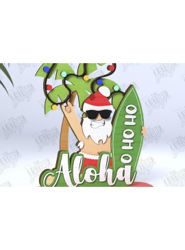 Σετ των 2 Intra απο ξύλο plywood 3mm-4mm πάχος Χριστούγεννα τον Ιούλιο Stand |Καλοκαίρι Δίασταση 15x15 cm INTRAFABR-122091456