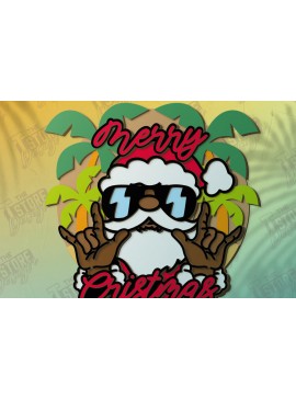 Σετ των 2 Intra απο ξύλο plywood 3mm-4mm πάχος Χριστούγεννα τον Ιούλιο Επιγραφές τοίχου με λέιζερ Δίασταση 15x15 cm INTRAFABR-121918912