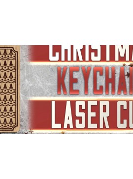 Σετ των 3 Intra απο ξύλο plywood 3mm-4mm πάχος Christmas Keychain | Χριστούγεννα Δίασταση 6x6 cm INTRAFABR-62988722