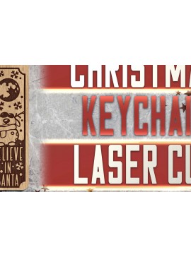 Σετ των 3 Intra απο ξύλο plywood 3mm-4mm πάχος Christmas Keychain | Χριστούγεννα Δίασταση 6x6 cm INTRAFABR-62988798