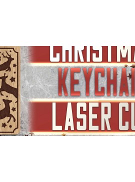 Σετ των 3 Intra απο ξύλο plywood 3mm-4mm πάχος Christmas Keychain | Χριστούγεννα Δίασταση 6x6 cm INTRAFABR-62988440