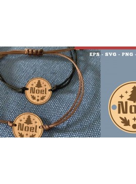 Σετ των 3 Intra απο ξύλο plywood 3mm-4mm πάχος Χριστουγεννιάτικο βραχιόλι κοπής με λέιζερ 2 Δίασταση 5x5 cm INTRAFABR-111697600