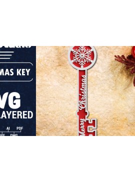 Σετ των 2 Intra απο ξύλο plywood 3mm-4mm πάχος Christmas Magic Key 3d Multilayered Δίασταση 1200x1200 cm INTRAFABR-71160679