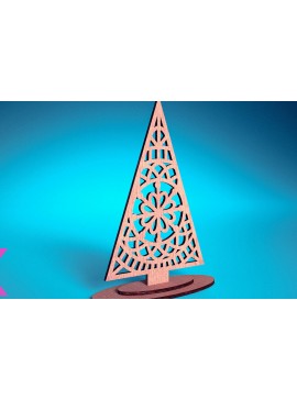 Intra απο ξύλο plywood 3mm-4mm πάχος Χριστουγεννιάτικο Στολίδι Μάνταλα με Δίασταση 30x30 cm INTRAFABR-72247462