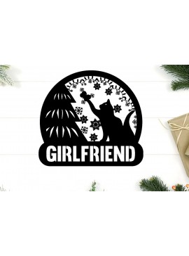 Σετ των 2 Intra απο ξύλο plywood 3mm-4mm πάχος Χριστουγεννιάτικομεταλλικού τοίχου Δίασταση 40x40 cm INTRAFABR-84603314