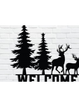 Intra απο ξύλο plywood 3mm-4mm πάχος Χριστουγεννιάτικα κοπής με λέιζερ μεταλλικών τοίχων Δίασταση 40x40 cm INTRAFABR-83252873