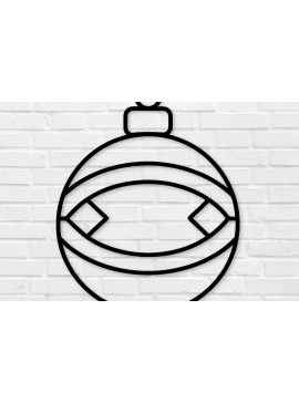 Intra απο ξύλο plywood 3mm-4mm πάχος Χριστουγεννιάτικα κοπής με λέιζερ μεταλλικών τοίχων Δίασταση 40x40 cm INTRAFABR-100559828