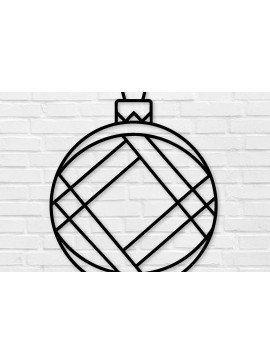 Intra απο ξύλο plywood 3mm-4mm πάχος Χριστουγεννιάτικα κοπής με λέιζερ μεταλλικών τοίχων Δίασταση 40x40 cm INTRAFABR-100561647