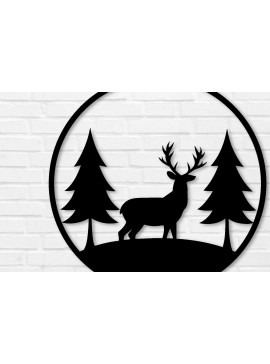 Intra απο ξύλο plywood 3mm-4mm πάχος Χριστουγεννιάτικα κοπής με λέιζερ μεταλλικών τοίχων Δίασταση 40x40 cm INTRAFABR-101380917