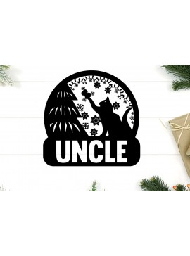 Intra απο ξύλο plywood 3mm-4mm πάχος Χριστουγεννιάτικη Μεταλλική Διακόσμηση Τοίχων Τέχνης Δίασταση 40x40 cm INTRAFABR-80875604