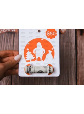 Σετ των 3 Intra απο ξύλο plywood 3mm-4mm πάχος Θήκη για Χριστουγεννιάτικες κάρτες Δίασταση 4x5 cm INTRAFABR-107962894