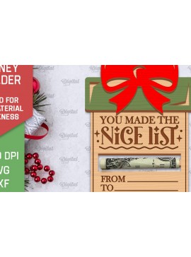 Σετ των 2 Intra απο ξύλο plywood 3mm-4mm πάχος Σχέδιο κοπής με λέιζερ κάρτα Χριστουγέννων Δίασταση 15x15 cm INTRAFABR-102835773