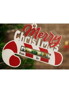 Σετ των 2 Intra απο ξύλο plywood 3mm-4mm πάχος Κάτοχος Χριστουγέννων | Δωροκάρτα | CNC Δίασταση 15x15 cm INTRAFABR-108584853