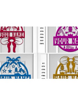 Σετ των 2 Intra απο ξύλο plywood 3mm-4mm πάχος κοπής με λέιζερ Χριστουγεννιάτικη πινακίδα Δίασταση 15x15 cm INTRAFABR-74485140