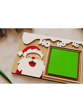 Σετ των 2 Intra απο ξύλο plywood 3mm-4mm πάχος Θήκη για σημειωματάρια Χριστουγέννων |Διακόσμηση διακοπών Δίασταση 15x15 cm INTRAFABR-109844385