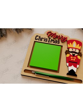 Σετ των 2 Intra απο ξύλο plywood 3mm-4mm πάχος Θήκη για σημειωματάρια Χριστουγέννων |Διακόσμηση διακοπών Δίασταση 15x15 cm INTRAFABR-109844338