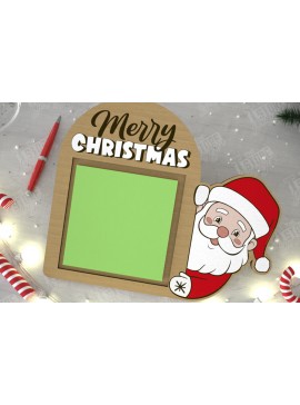 Σετ των 2 Intra απο ξύλο plywood 3mm-4mm πάχος Θήκη χριστουγεννιάτικου σημειωματάριου | Κάτοχος σημειώσεων Δίασταση 15x15 cm INTRAFABR-109288449