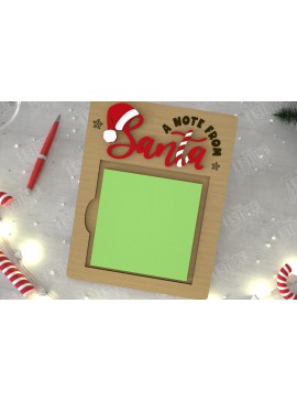 Σετ των 2 Intra απο ξύλο plywood 3mm-4mm πάχος Θήκη χριστουγεννιάτικου σημειωματάριου | Κάτοχος σημειώσεων Δίασταση 15x15 cm INTRAFABR-109288479