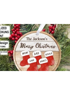 Σετ των 3 Intra απο ξύλο plywood 3mm-4mm πάχος Χριστουγεννιάτικο στολίδι. Οικογένεια Χριστουγέννων Δίασταση 6x6 cm INTRAFABR-39138149