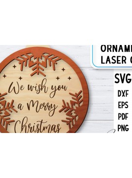 Σετ των 3 Intra απο ξύλο plywood 3mm-4mm πάχος Χριστουγεννιάτικο Στολίδι | Δίασταση 8x8 cm INTRAFABR-36577121