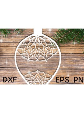 Σετ των 3 Intra απο ξύλο plywood 3mm-4mm πάχος Χριστουγεννιάτικο Στολίδι Manda Star Δίασταση 8x8 cm INTRAFABR-19848569