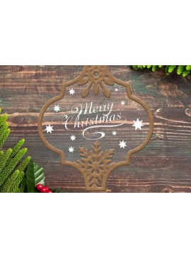 Σετ των 3 Intra απο ξύλο plywood 3mm-4mm πάχος ΧΡΙΣΤΟΥΓΕΝΝΙΑΤΙΚΟ ΣΤΟΛΙΔΙ Πολυστρωματική Διακόσμηση Δίασταση 5x3 cm INTRAFABR-81592547