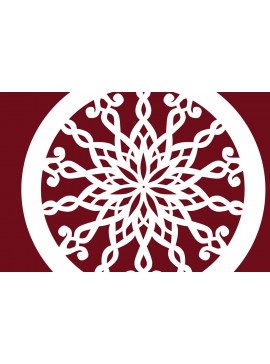 Σετ των 2 Intra απο ξύλο plywood 3mm-4mm πάχος Χριστουγεννιάτικα στολίδια 3D Δίασταση 3000x30003000 cm INTRAFABR-40558597