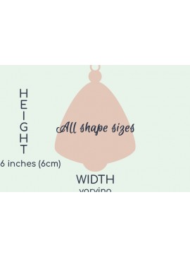 Σετ των 2 Intra απο ξύλο plywood 3mm-4mm πάχος Χριστουγεννιάτικα στολίδια Κρεμαστό Σχήματα Δίασταση 20x20 cm INTRAFABR-109839111