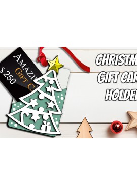 Σετ των 2 Intra απο ξύλο plywood 3mm-4mm πάχος Θήκη δώρου Χριστουγεννιάτικου Πεύκου Δίασταση 15x15 cm INTRAFABR-111601994