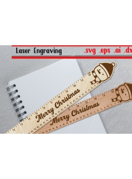 Σετ των 2 Intra απο ξύλο plywood 3mm-4mm πάχος Χριστουγεννιάτικος χάρακας | Χριστουγεννιάτικος Ξύλινος Χάρακας Δίασταση 12x12 cm INTRAFABR-108561912