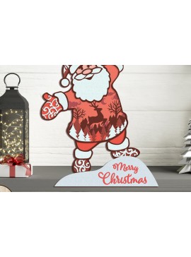 Σετ των 3 Intra απο ξύλο plywood 3mm-4mm πάχος Πρότυπο αποκοπής χριστουγεννιάτικων στηριγμάτων Δίασταση 4x4 cm INTRAFABR-108416425