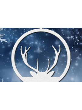 Σετ των 2 Intra απο ξύλο plywood 3mm-4mm πάχος Χριστουγεννιάτικη Σκηνή Δίασταση 20x30 cm INTRAFABR-86061174