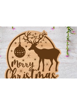 Intra απο ξύλο plywood 3mm-4mm πάχος Χριστουγεννιάτικη πινακίδα 3 | Χριστουγεννιάτικη Δίασταση 30x20 cm INTRAFABR-84716280