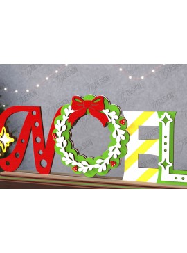 Σετ των 3 Intra απο ξύλο plywood 3mm-4mm πάχος Χριστουγεννιάτικη πινακίδα | Διακοσμήσεις διακοπών Δίασταση 15x15 cm INTRAFABR-111630665