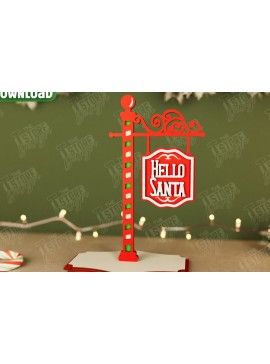 Σετ των 2 Intra απο ξύλο plywood 3mm-4mm πάχος Χριστουγεννιάτικη πινακίδα | Διακοπές | Ιδέα δώρου|CNC Δίασταση 15x15 cm INTRAFABR-107621556