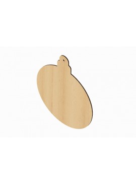 Σετ των 3 Intra απο ξύλο plywood 3mm-4mm πάχος κοπής με λέιζερ Χριστουγεννιάτικη πινακίδα Δίασταση 3x3 cm INTRAFABR-117680499
