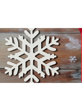 Σετ των 3 Intra απο ξύλο plywood 3mm-4mm πάχος αποκοπής Χριστουγεννιάτικου Snowflake Δίασταση 8x8 cm INTRAFABR-109864148