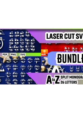 Σετ των 3 Intra απο ξύλο plywood 3mm-4mm πάχος Χριστουγεννιάτικο Split Monogram Δίασταση 15x15 cm INTRAFABR-105190890