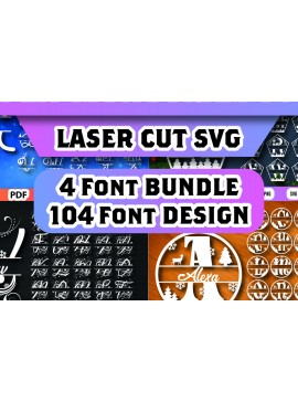 Σετ των 2 Intra απο ξύλο plywood 3mm-4mm πάχος Μονογράμματος Χριστουγέννων Δίασταση 15x15 cm INTRAFABR-105260305