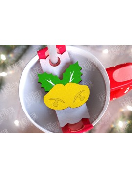 Σετ των 2 Intra απο ξύλο plywood 3mm-4mm πάχος Χριστουγεννιάτικα αξεσουάρ Stanley |Ιδέα δώρου Δίασταση 15x15 cm INTRAFABR-108899228